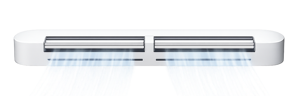 Air froid entrant par une aération